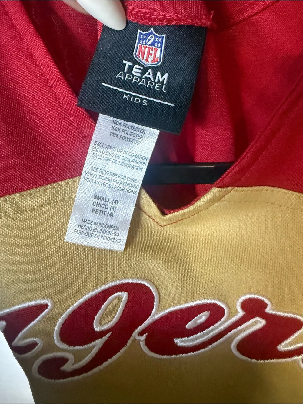 NFL SAN FRANCISCO GIRLS CHEER DRESS SMALL 4 - Picture 4 of 4